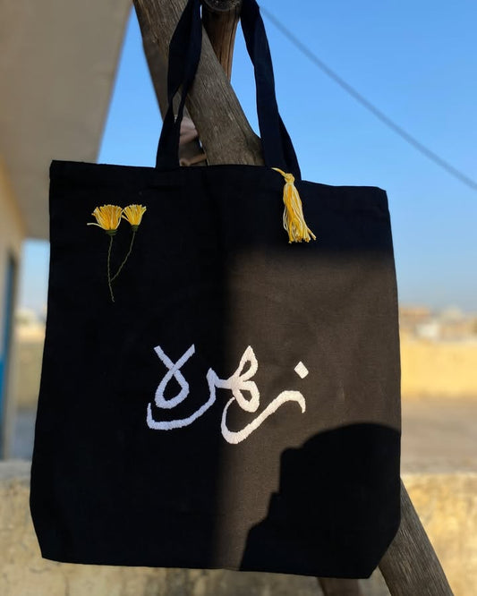 Hand Embroidery Tote Bag