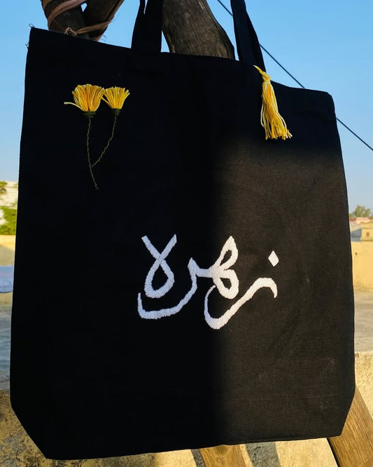 Hand Embroidery Tote Bag